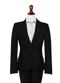 礼服用 黒無地 2ピース・レディース