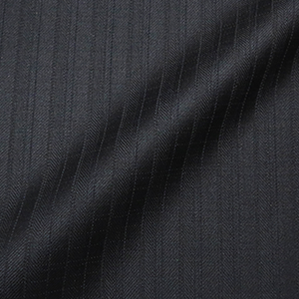 LORO PIANA ZELANDER黒シャドーストライプ 2ピース・メンズ